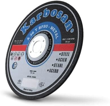 KARBOSAN 910910 Metal Standart Kesme Diski 115x3.0x22.23 NK