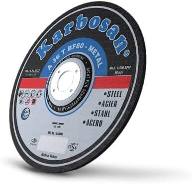 KARBOSAN 910910 Metal Standart Kesme Diski 115x3.0x22.23 NK