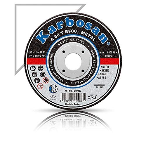 KARBOSAN 180x3.0x22.23 NK Metal Standart Kesme Diski 910040 A 36 T BF80