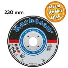 KARBOSAN 230x3.0x22.23 NK Metal Standart Kesme Diski 910050 A 36 T BF80