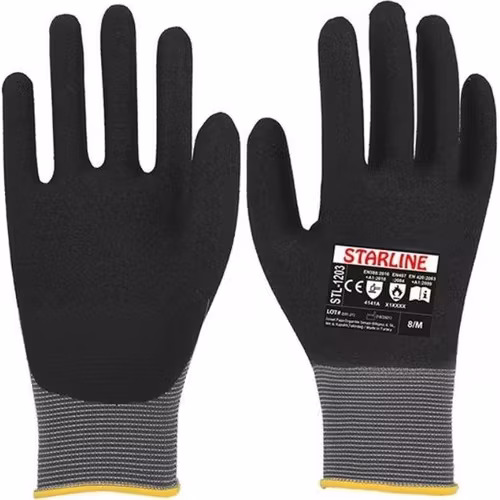 Starline STL 1203 Köpük Nitril İş Eldiveni No:10