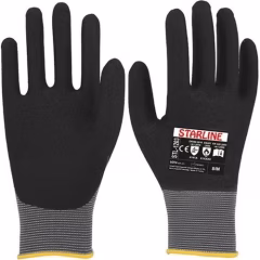 Starline STL-1203 Tam Mikro Köpük Nitril Kaplı İş Eldiveni