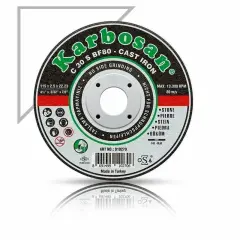 KARBOSAN 230x3.0x22.23 SC Pik Döküm Kesme Diski 910300 C 30 S BF80
