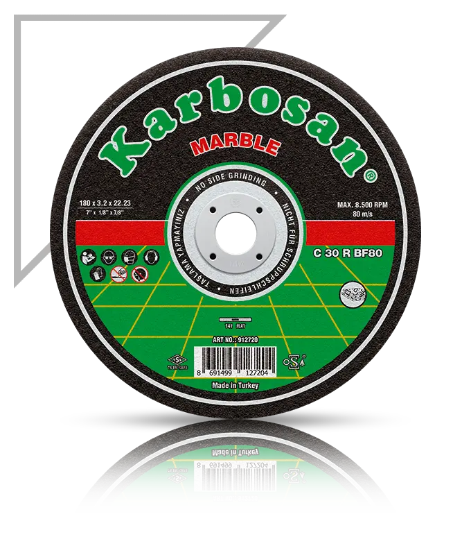 KARBOSAN 230x3.5x22.23 Mermer Kesme Diski 912750 C 30 R BF80