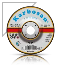 KARBOSAN 115x6.4x22.23 NK Metal Taşlama Diski 910550 A 24 RS BF80