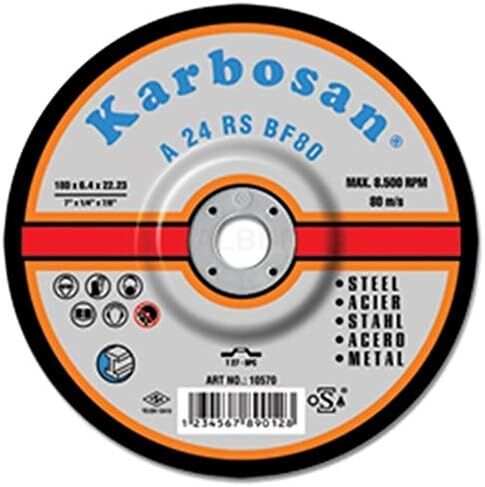 KARBOSAN 230x6.4x22.23 NK Metal Taşlama Diski 910600 A 24 RS BF80