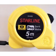 STARLİNE 5G48X ÇELİK METRE 5metreX25mm