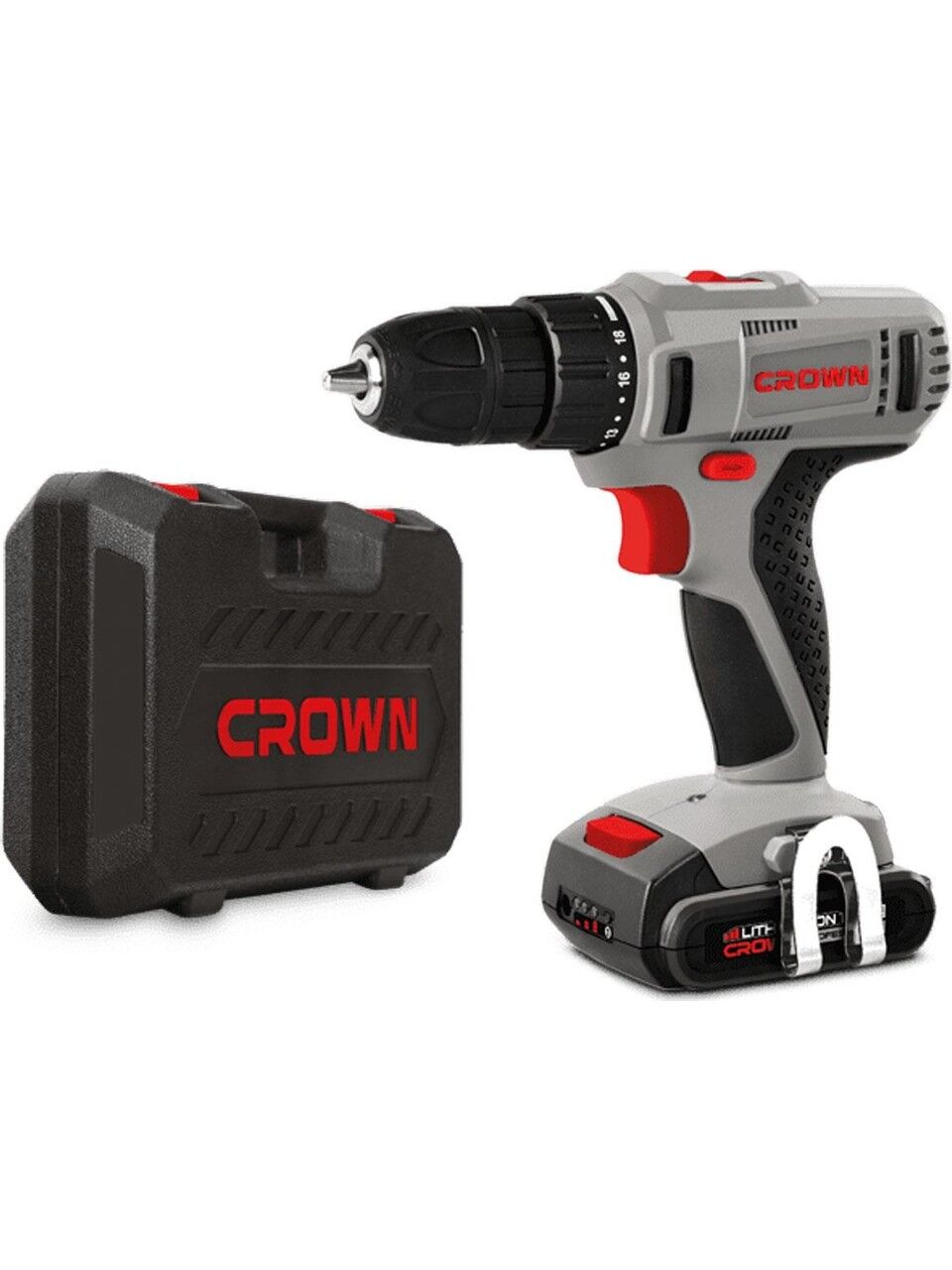 Crown CT21055L Akülü Matkap Vidalama 14.4V 1.5Ah Çift Akülü