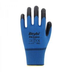 BEYBİ PN Zebra Polyester Örme Nitril Eldiven
