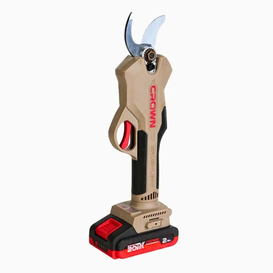 Crown CT29001HX Akülü Dal Budama Makası 20V 2Ah Çift Akülü