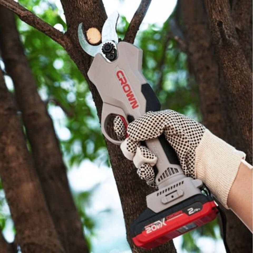 Crown CT29001HX Akülü Dal Budama Makası 20V-2Ah