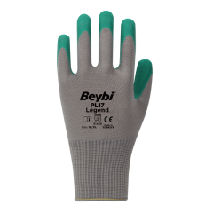 BEYBİ PL17 Legend Polyester Örme Lateks Eldiven