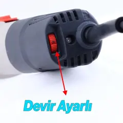 Crown CT13502 Avuç Taşlama Makinesi 1010W 115mm Devir Ayarlı