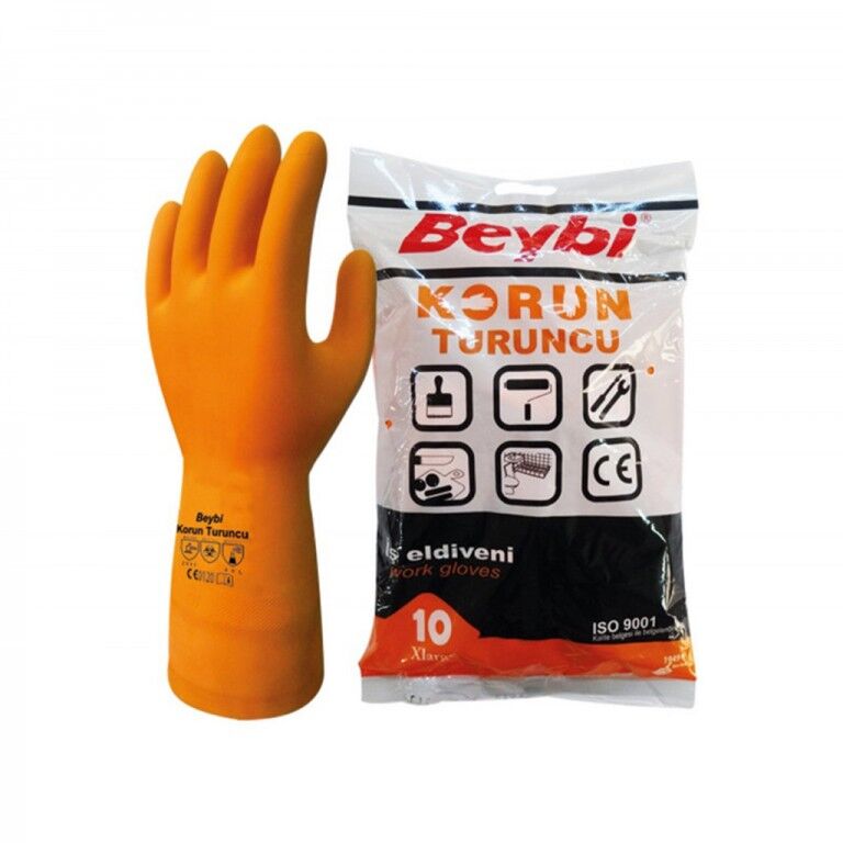 BEYBİ Korun Turuncu İş Eldiveni
