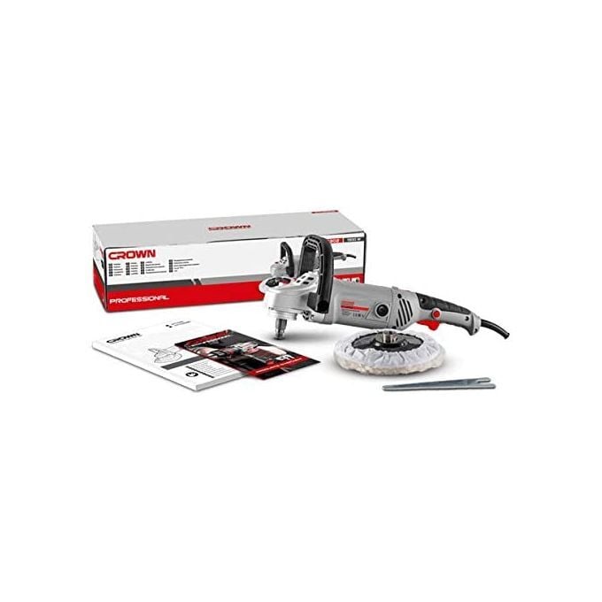 Crown CT13302 Polisaj Makinesi 1300 W 180 mm Devir Ayarlı
