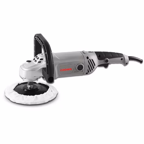 Crown CT13302 Polisaj Makinesi 1300 W 180 mm Devir Ayarlı