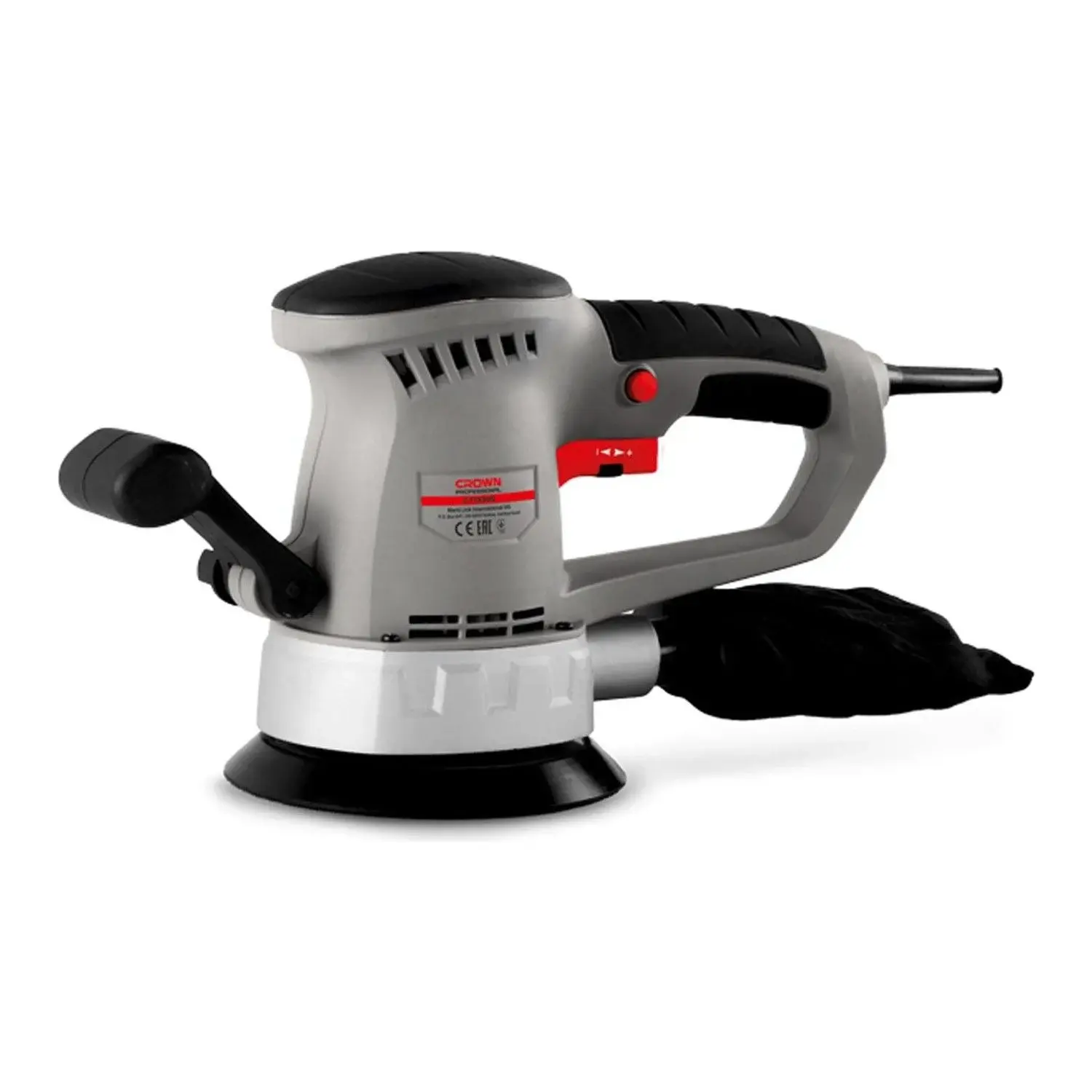 Crown CT13395 Eksantrik Zımpara Makinası 150 mm | Bakır Sargılı Profesyonel Dairesel Zımpara Makinesi 450W