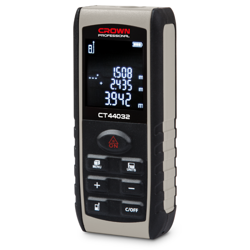 Crown CT44033 Dijital Lazer Metre Class Iı 60M | Yüksek Hassasiyetli Lazer Mesafe Ölçer