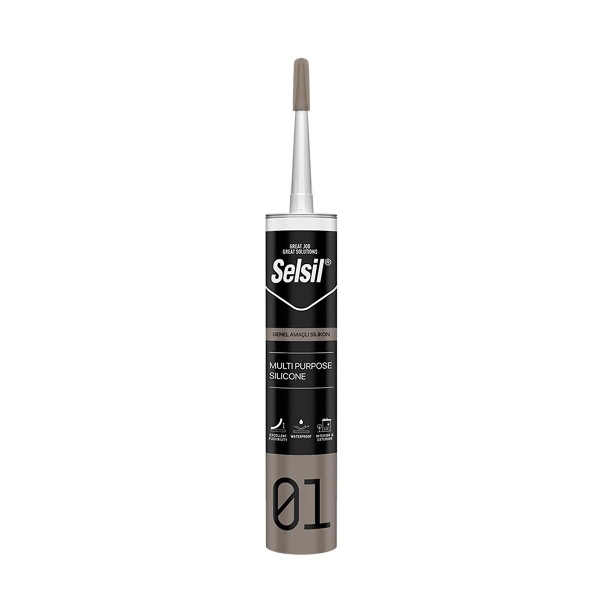 Selsil Şeffaf Silikon 280 ml