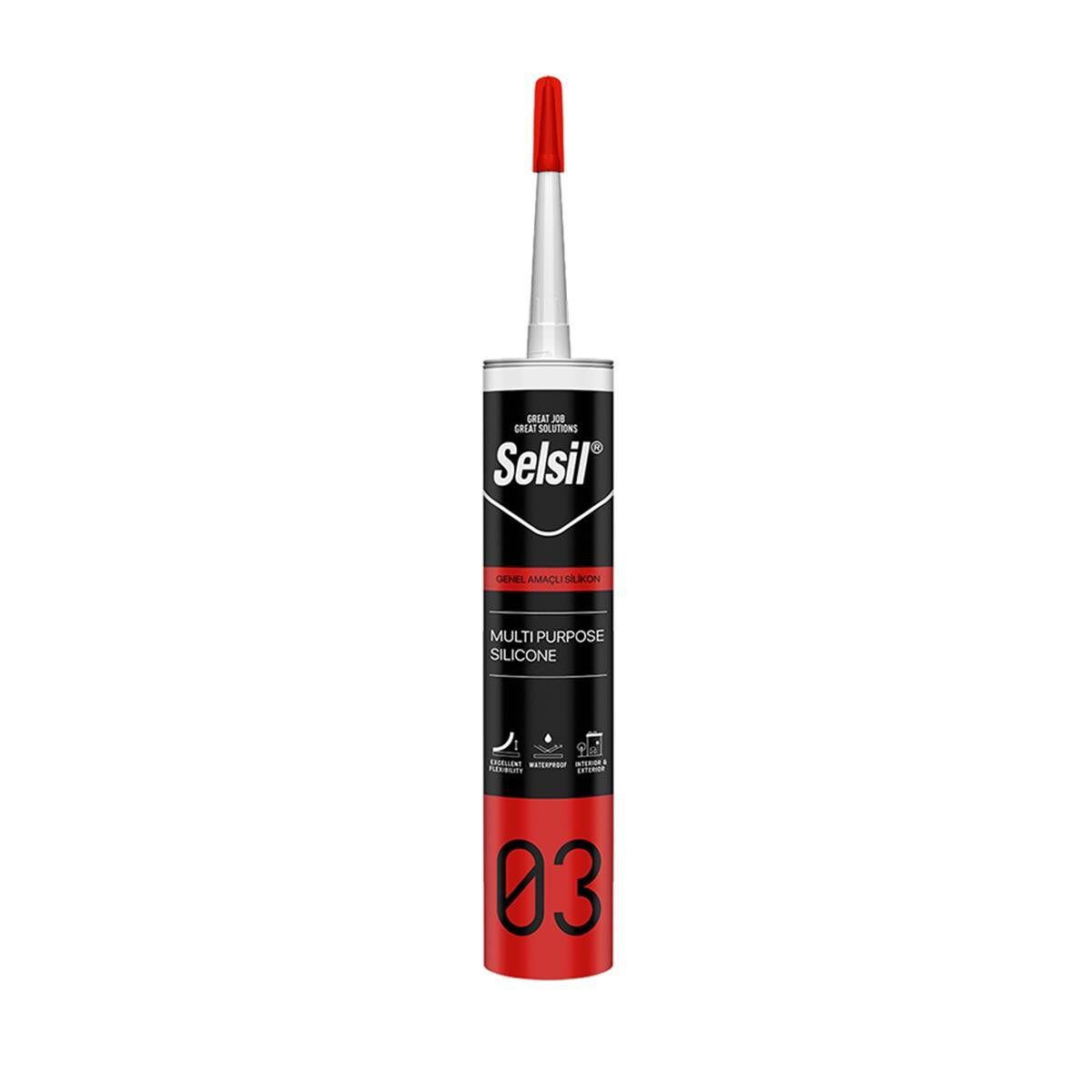 Selsil Siyah Silikon 280 ml