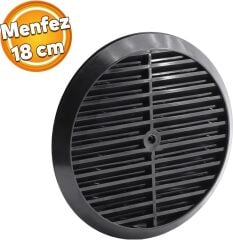 Cam Menfez Siyah 18cm