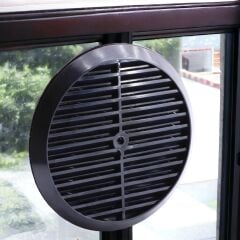 Cam Menfez Siyah 18cm