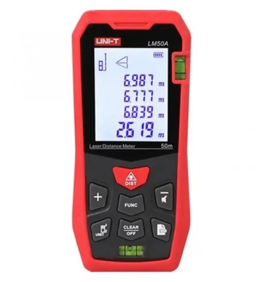 UNI‑T LM50A Lazer Mesafe Ölçer 50 m