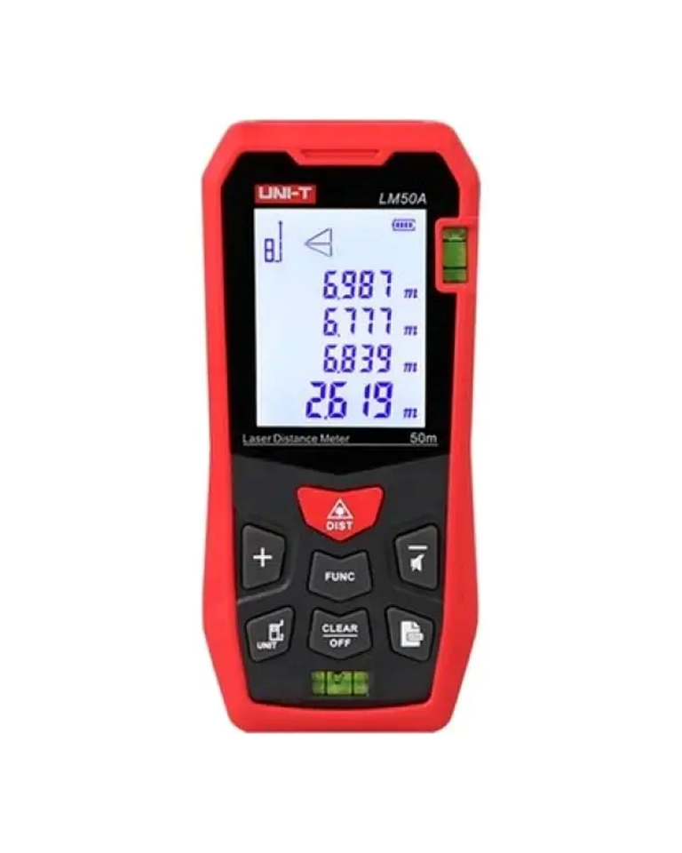 UNI‑T LM50A Lazer Mesafe Ölçer 50 m
