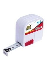 BTS 12353 Şerit Metre Beyaz Stoplu 3 m 16 mm